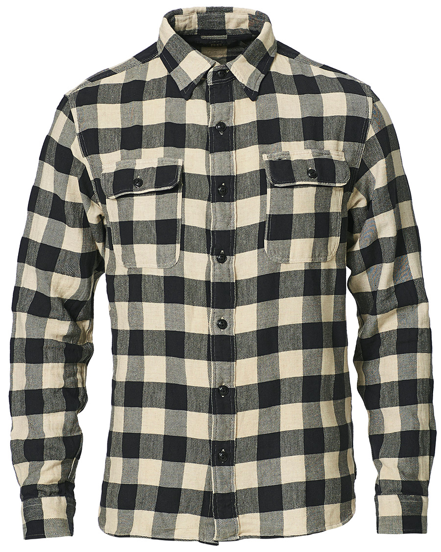 Herr | Skjortor | RRL | Matlock Overshirt Black/White