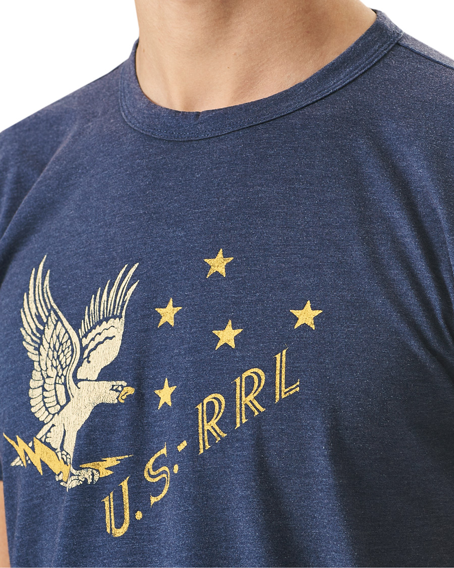 Herr | T-Shirts | RRL | Graphic Tee Dark Blue