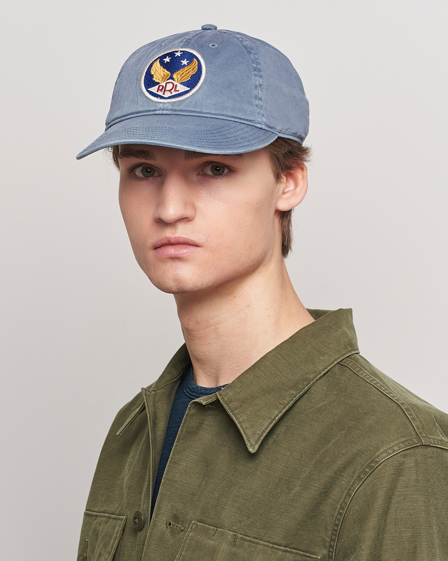 Herre |  | RRL | Garment Dyed Ball Cap Midnight Blue