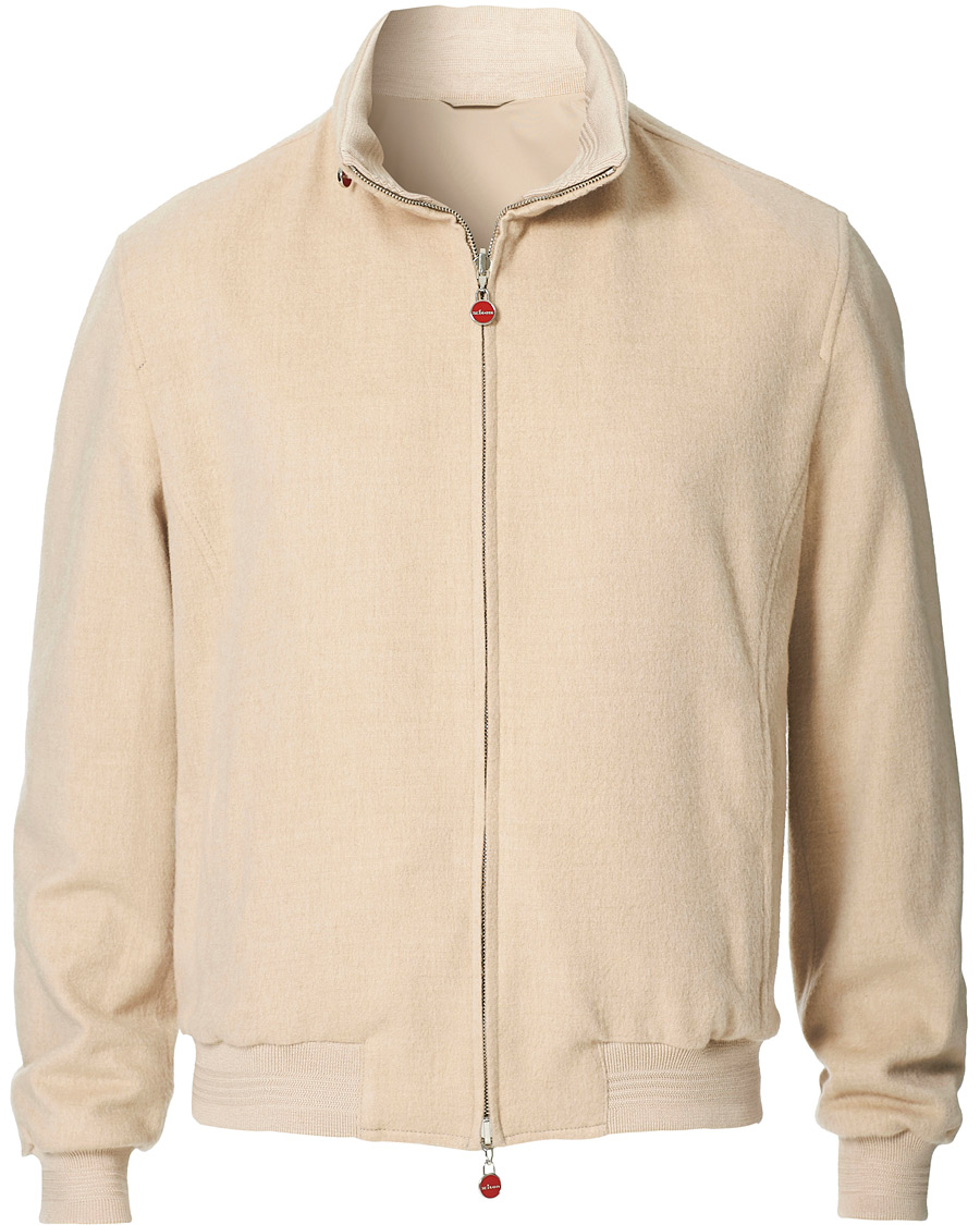 Herr | Jackor | Kiton | Reversible Cashmere Jacket Beige