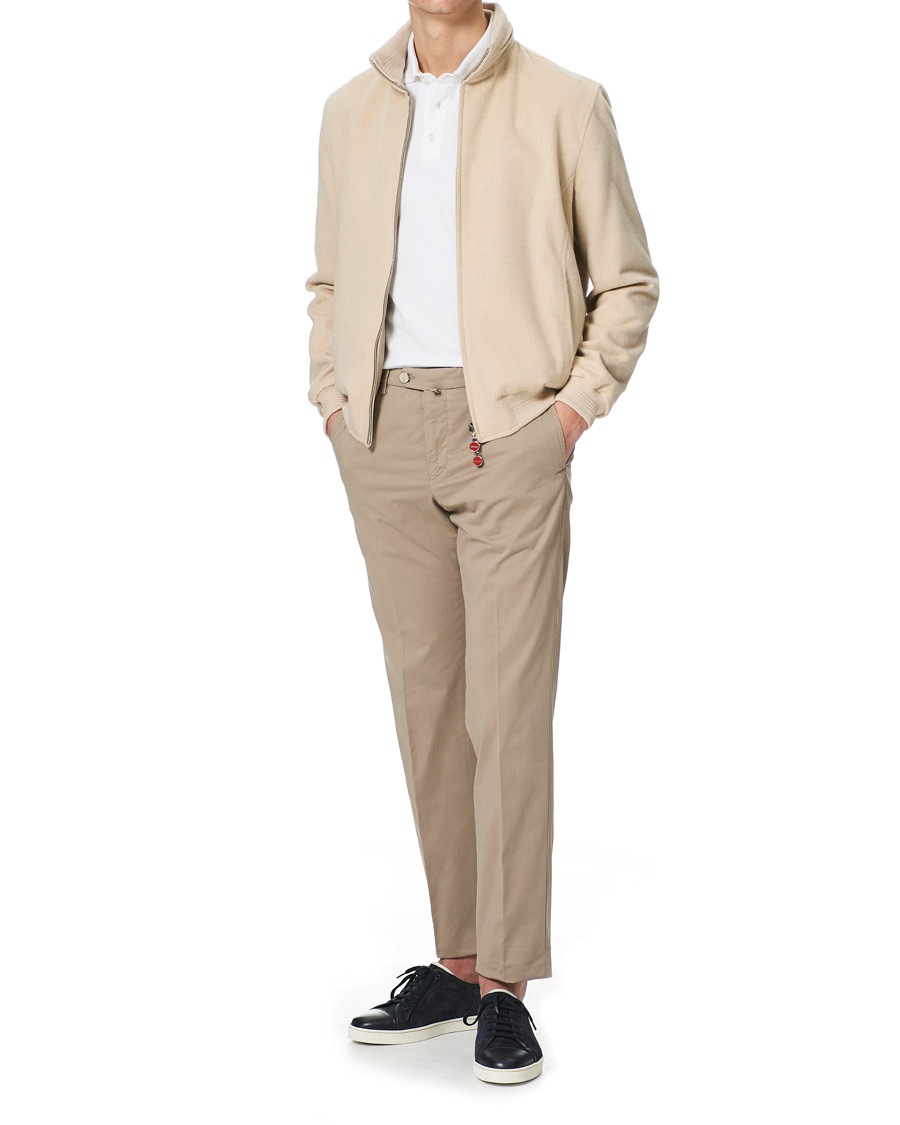 Herr | Jackor | Kiton | Reversible Cashmere Jacket Beige