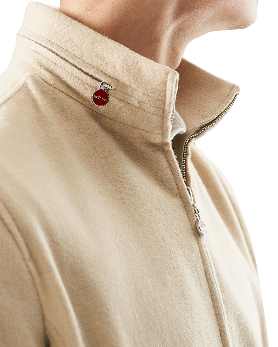 Herr | Jackor | Kiton | Reversible Cashmere Jacket Beige