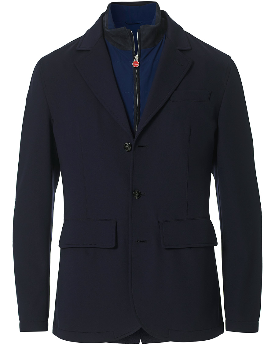 Herr | Jackor | Kiton | Stretch 3-in-1 Blazer Navy