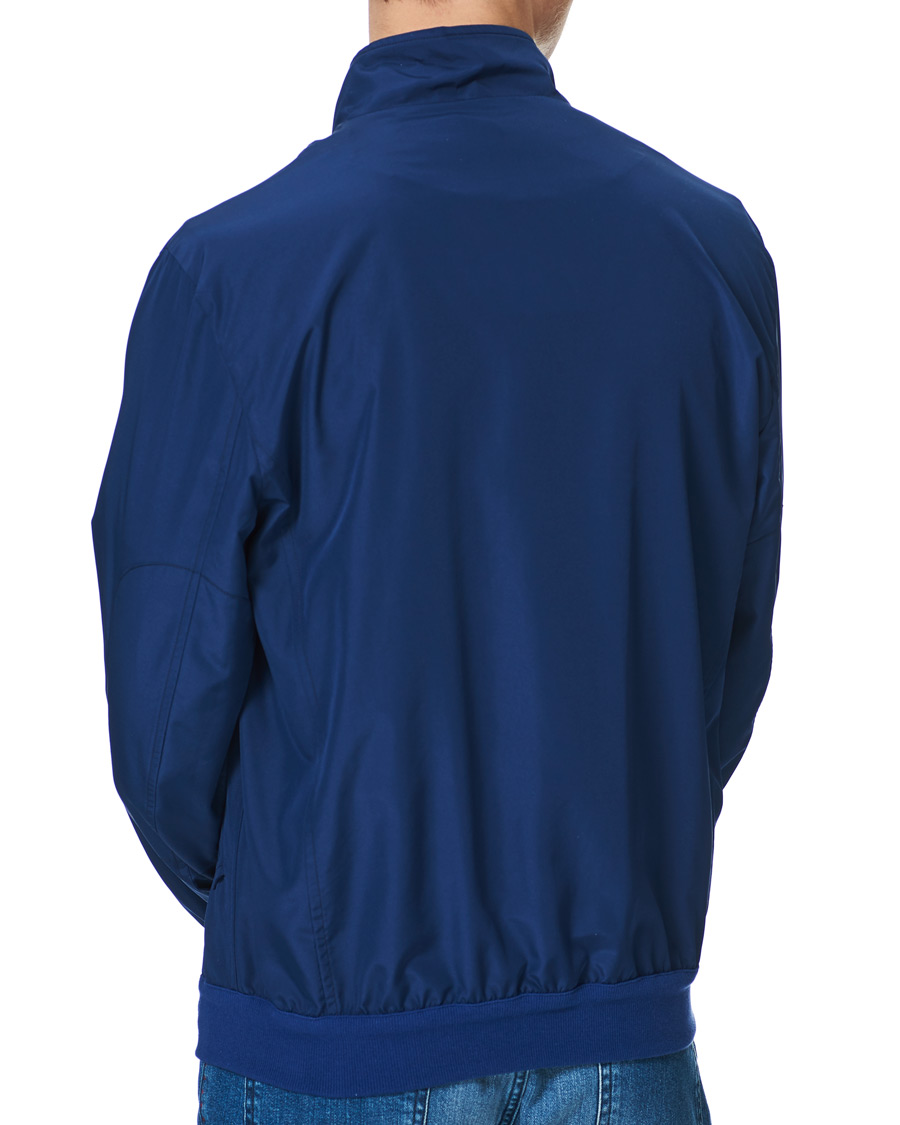 Herr | Jackor | Kiton | Unlined Nylon Harrington Navy 48