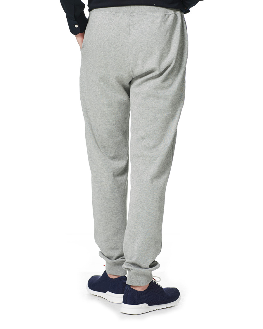 Herr | Byxor | Kiton | Soft Cotton Joggers Light Grey