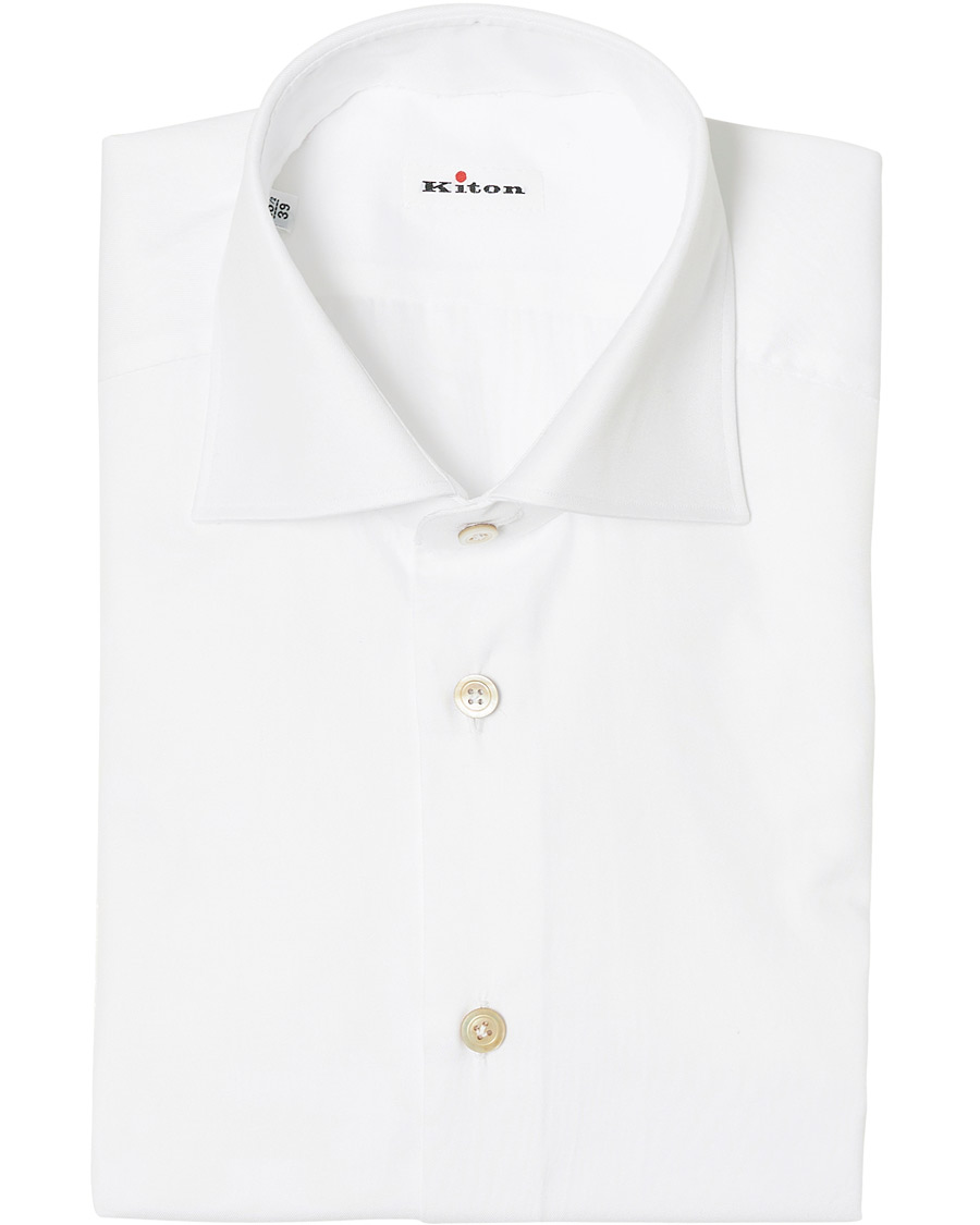 Herr | Skjortor | Kiton | Classic Dress Shirt White