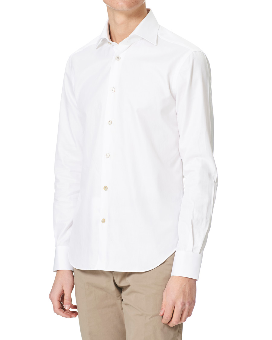 Herr | Skjortor | Kiton | Classic Dress Shirt White