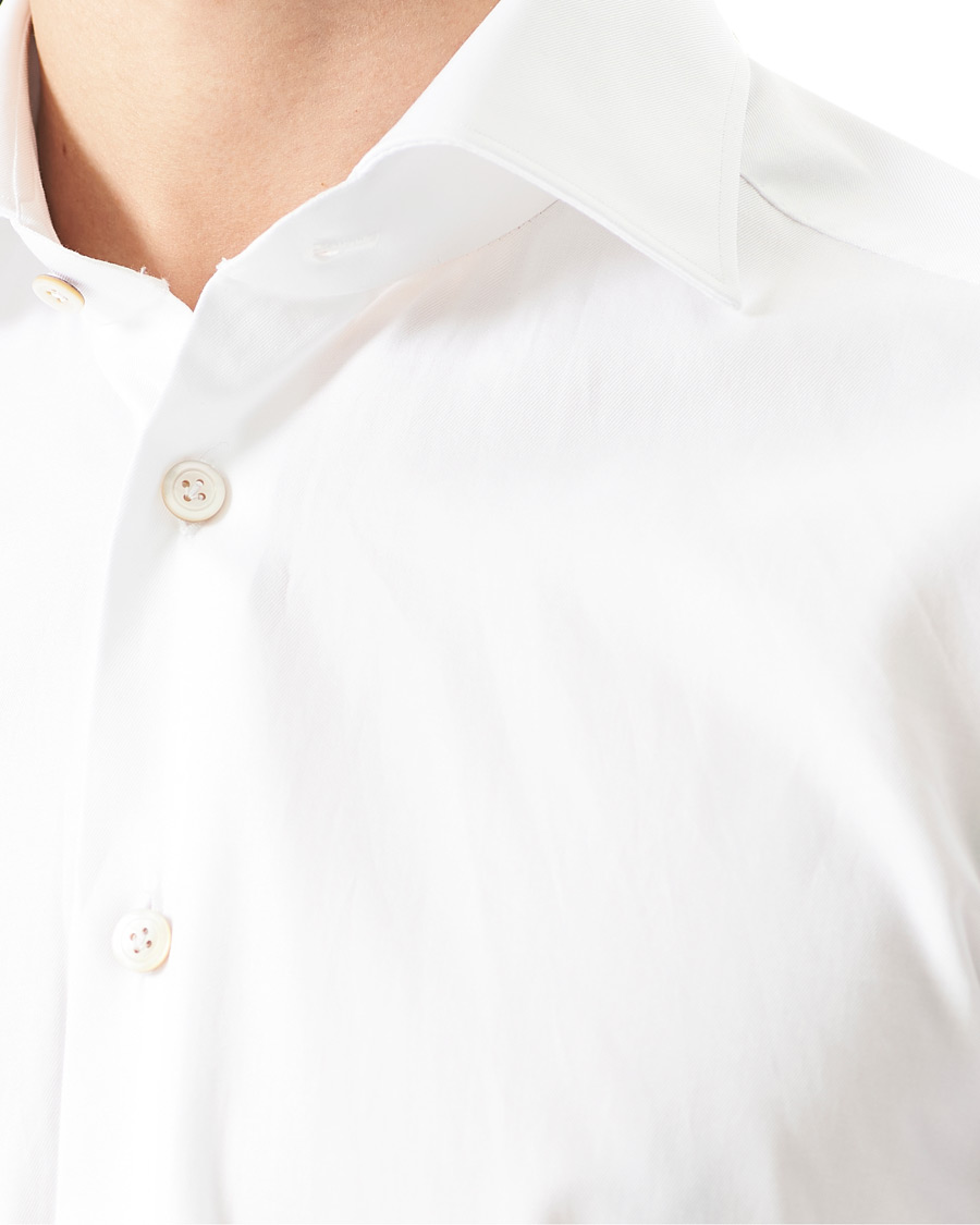 Herr | Skjortor | Kiton | Classic Dress Shirt White