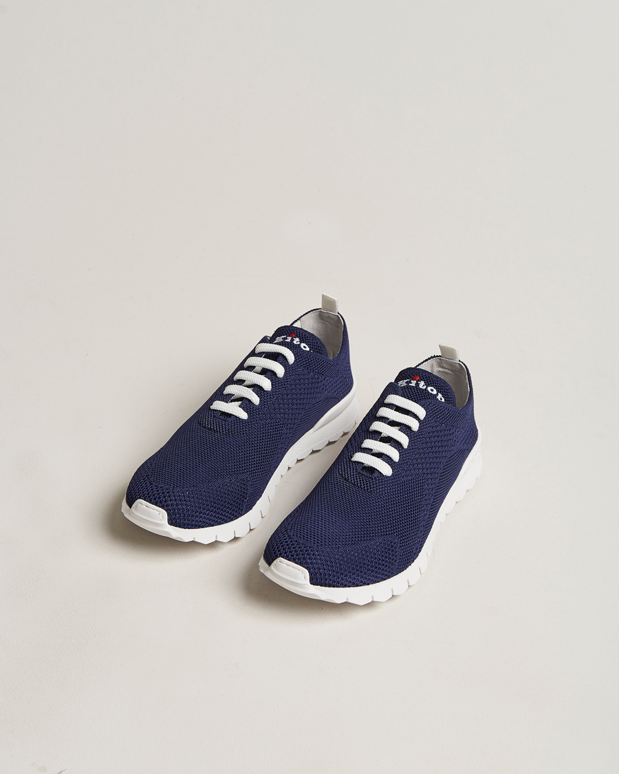 Herr | Kiton Mesh Running Sneakers Navy | Kiton | Mesh Running Sneakers Navy