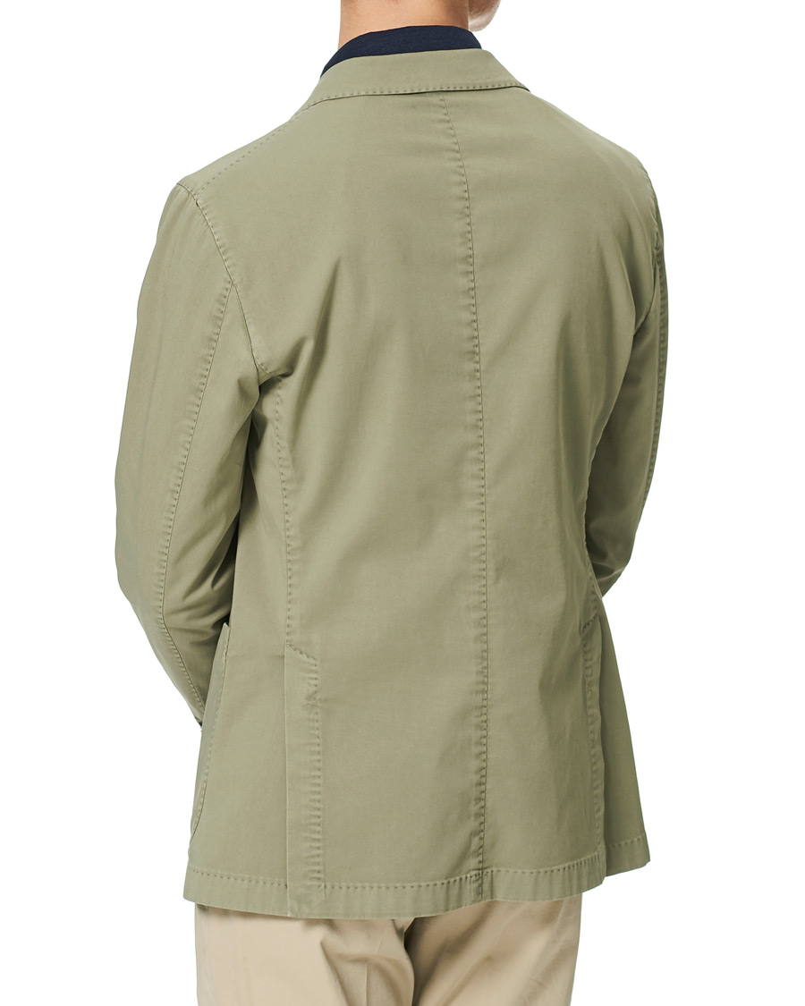 Herr | Kavajer | Boglioli | K Jacket Cotton Stretch Blazer Olive