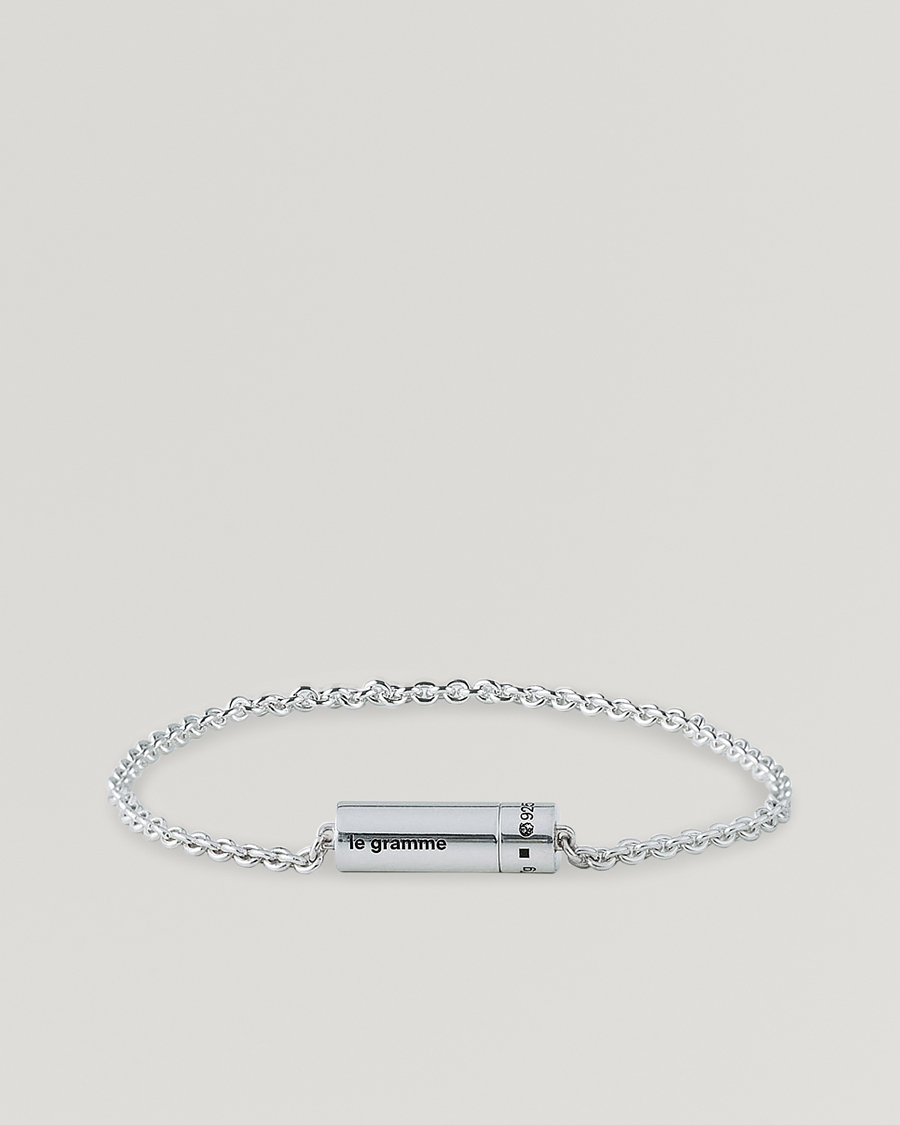 Herr | LE GRAMME Chain Cable Bracelet Sterling Silver 7g | LE GRAMME | Chain Cable Bracelet Sterling Silver 7g