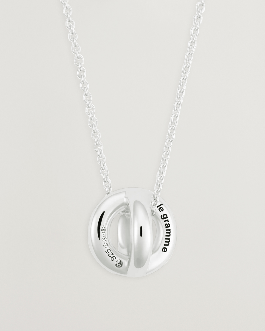 Herr | LE GRAMME Entrelacs Pendant Necklace Sterling Silver 3g | LE GRAMME | Entrelacs Pendant Necklace Sterling Silver 3g