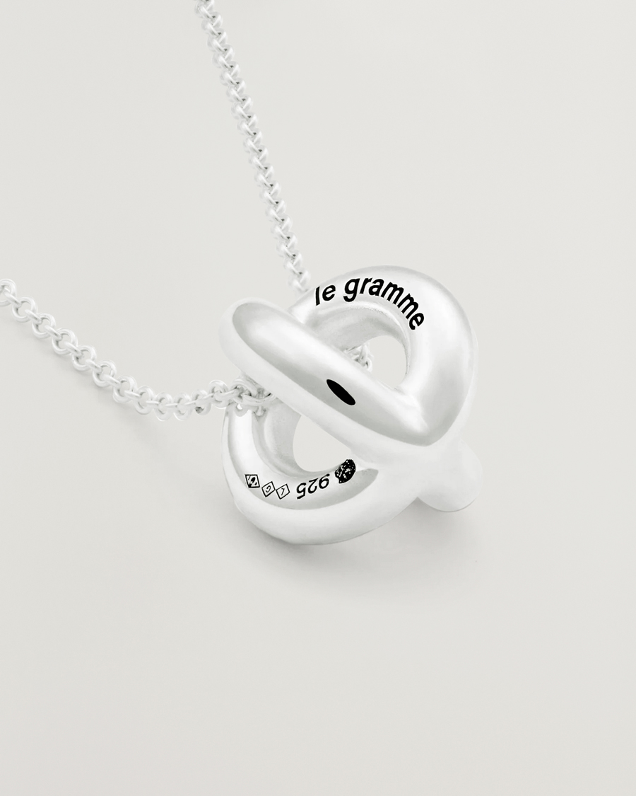 Herr | LE GRAMME Entrelacs Pendant Necklace Sterling Silver 3g | LE GRAMME | Entrelacs Pendant Necklace Sterling Silver 3g