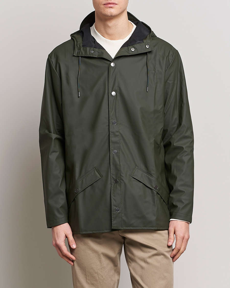 Herr | Regnjackor | RAINS | Jacket Green