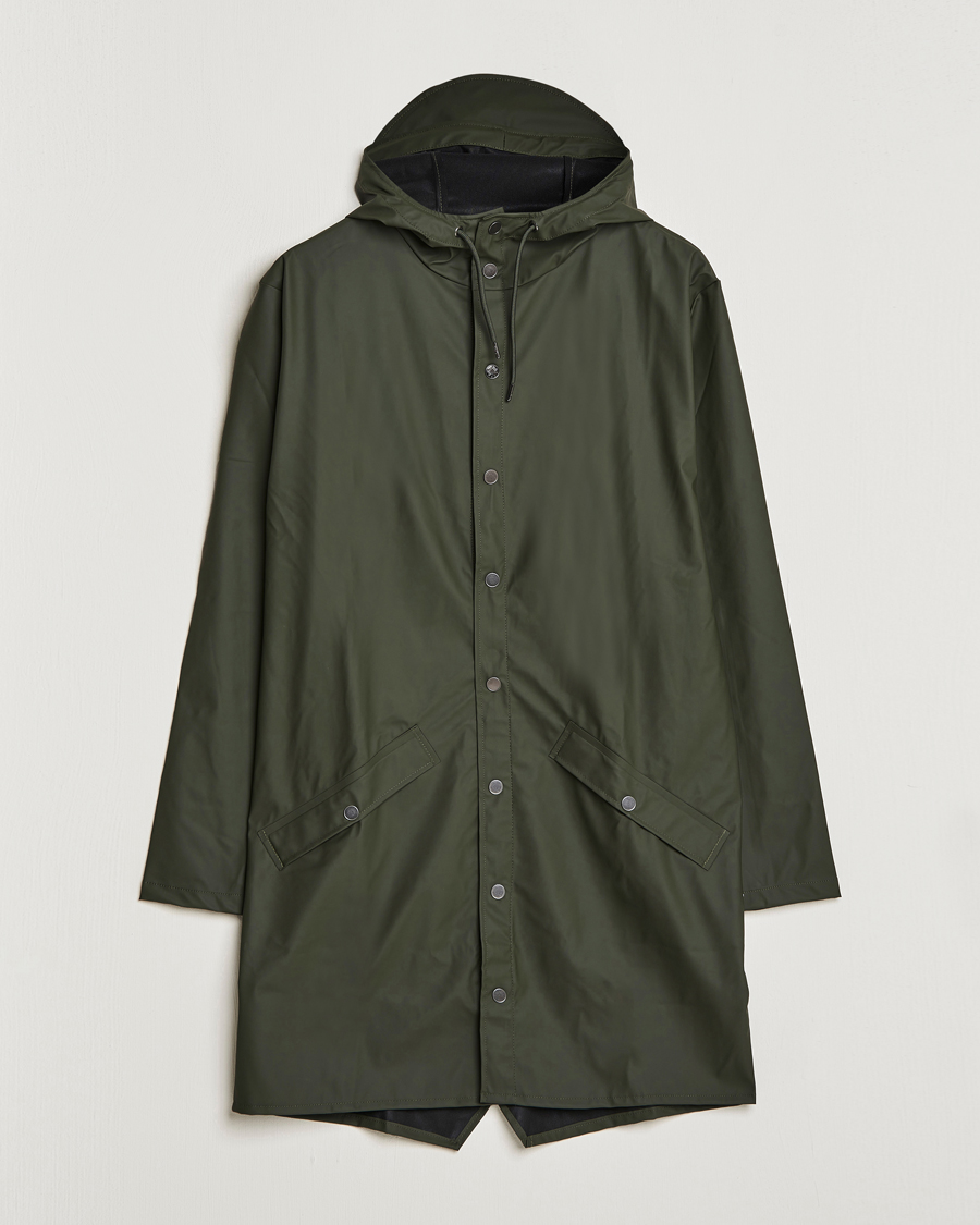 Herr | Jackor | RAINS | Long Jacket Green