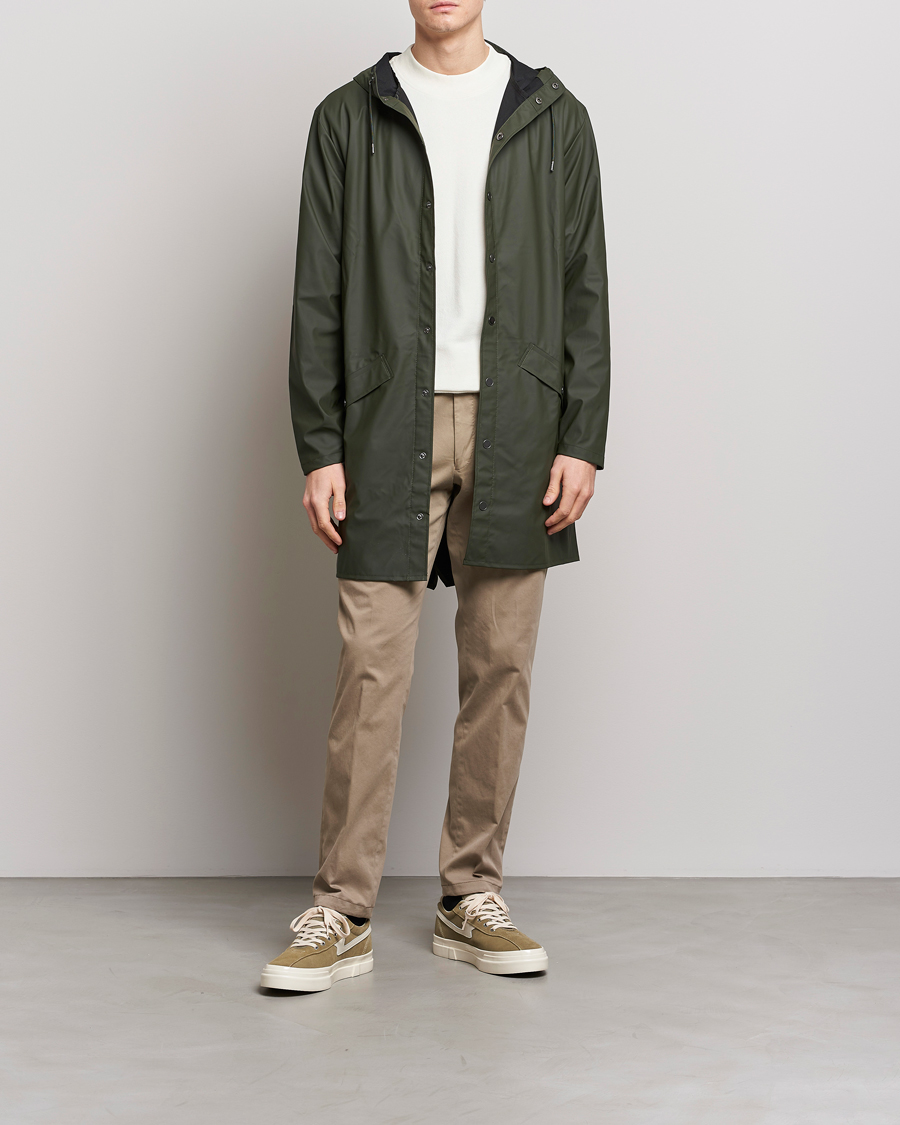 Herr | Jackor | RAINS | Long Jacket Green
