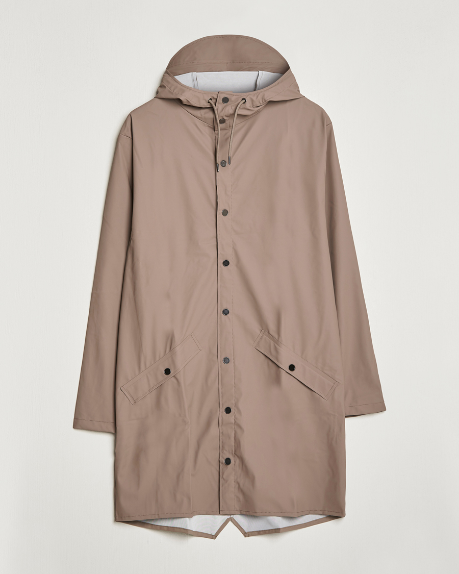Herr | Jackor | RAINS | Long Jacket Taupe