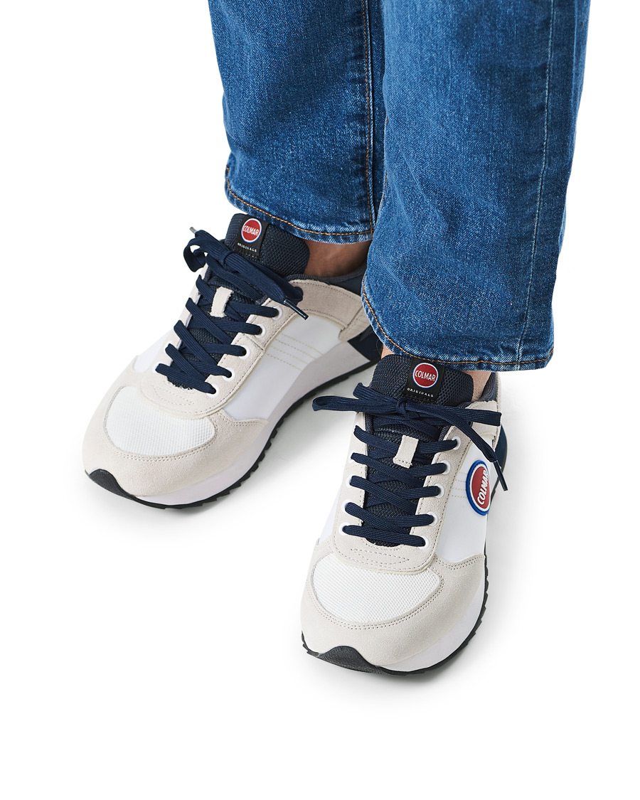 Herr | Colmar Travis Authentic Sneakers White | Colmar | Travis Authentic Sneakers White