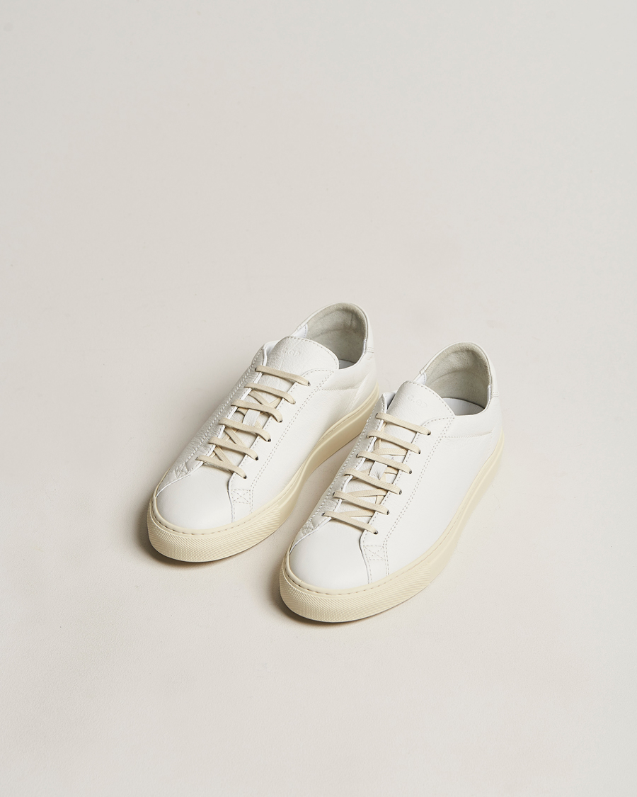 Herr | C.QP | C.QP | Racquet Sr Sneakers Classic White Leather
