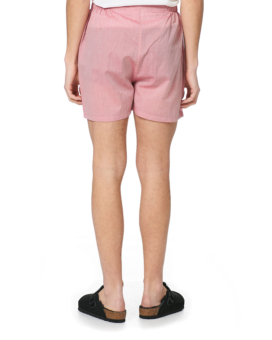 Herr | Pyjamas & Morgonrockar | Derek Rose | Shortie Cotton Pyjama Set Red