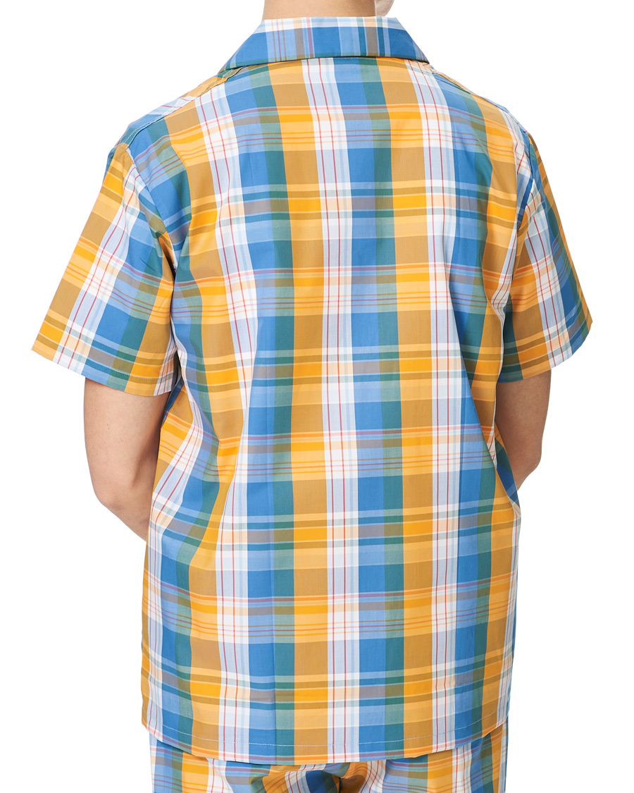 Herr | Pyjamas & Morgonrockar | Derek Rose | Shortie Checked Cotton Pyjama Set Multi