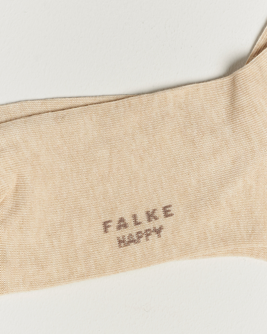 Herr |  | Falke | Happy 2-Pack Cotton Socks Sand