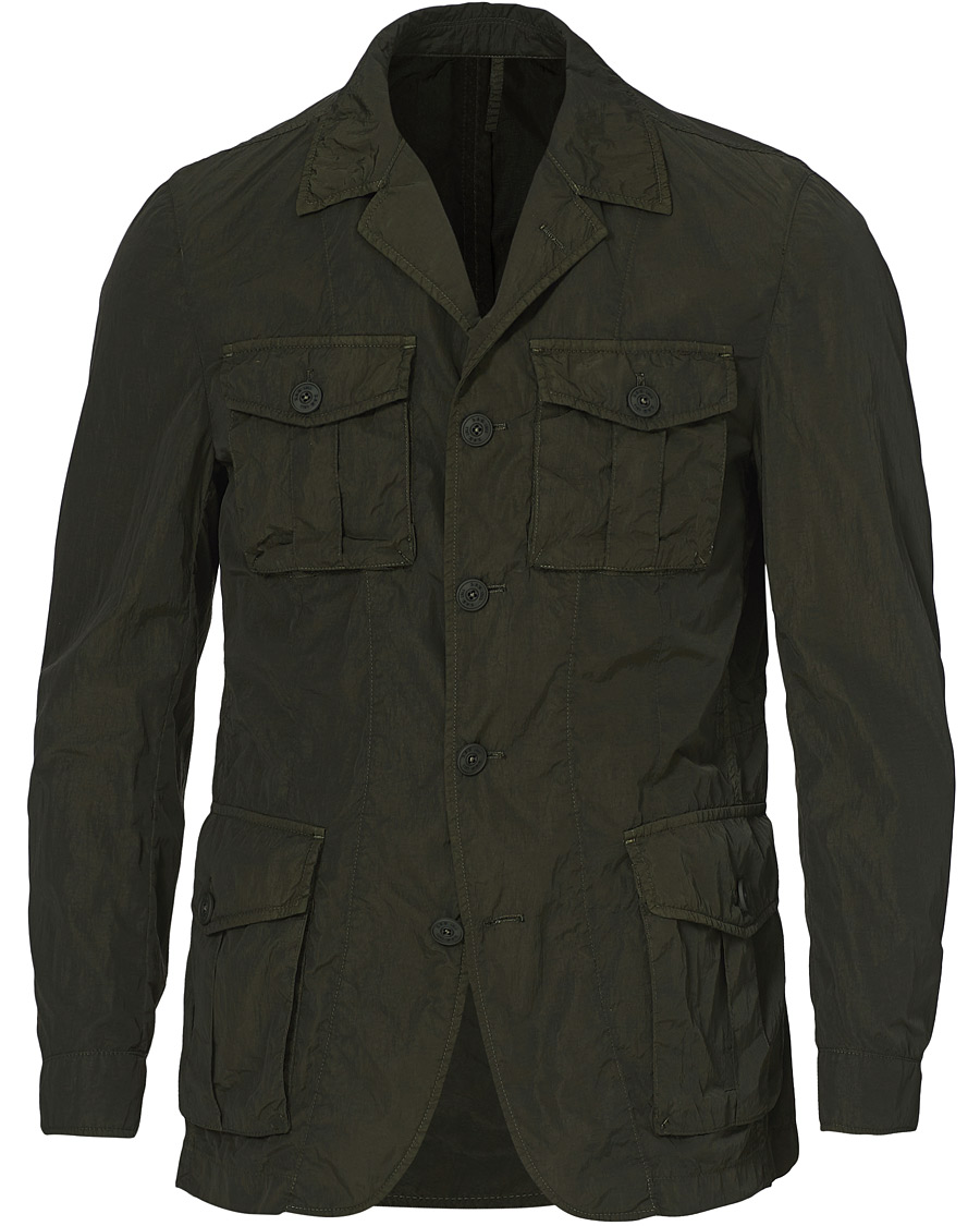 Herr | Jackor | L.B.M. 1911 | Garment Dyed Nylon Field Jacket Olive