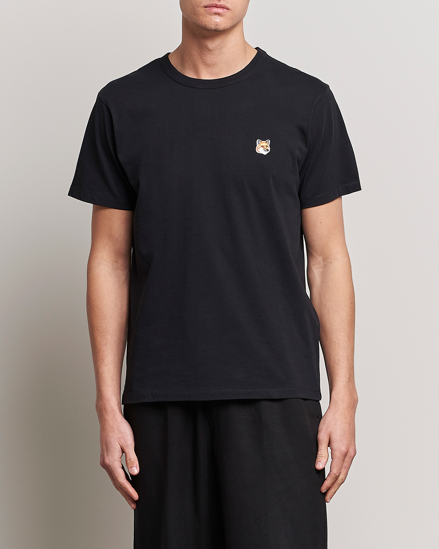 Herr | | Maison Kitsuné | Fox Head T-Shirt Black