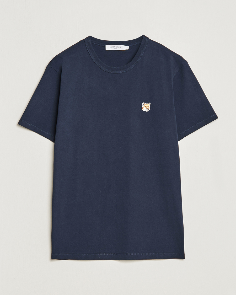 Herr | T-Shirts | Maison Kitsuné | Fox Head T-Shirt Navy