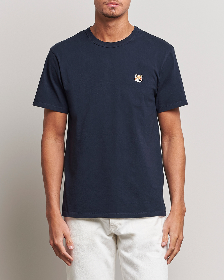 Herr |  | Maison Kitsuné | Fox Head T-Shirt Navy