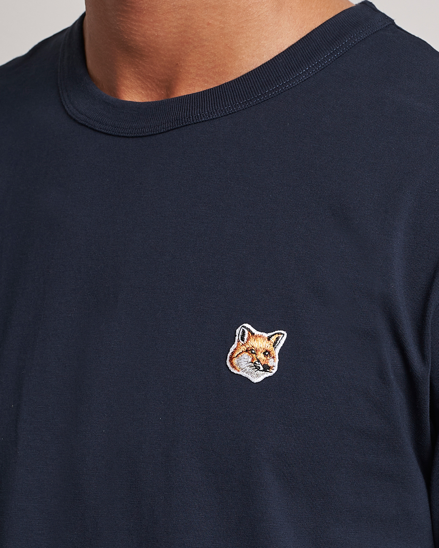 Herr | T-Shirts | Maison Kitsuné | Fox Head T-Shirt Navy