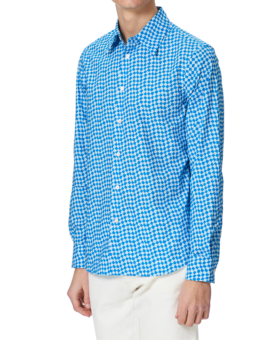 Herr | Skjortor | Marni | Rhombus Print Shirt Blue