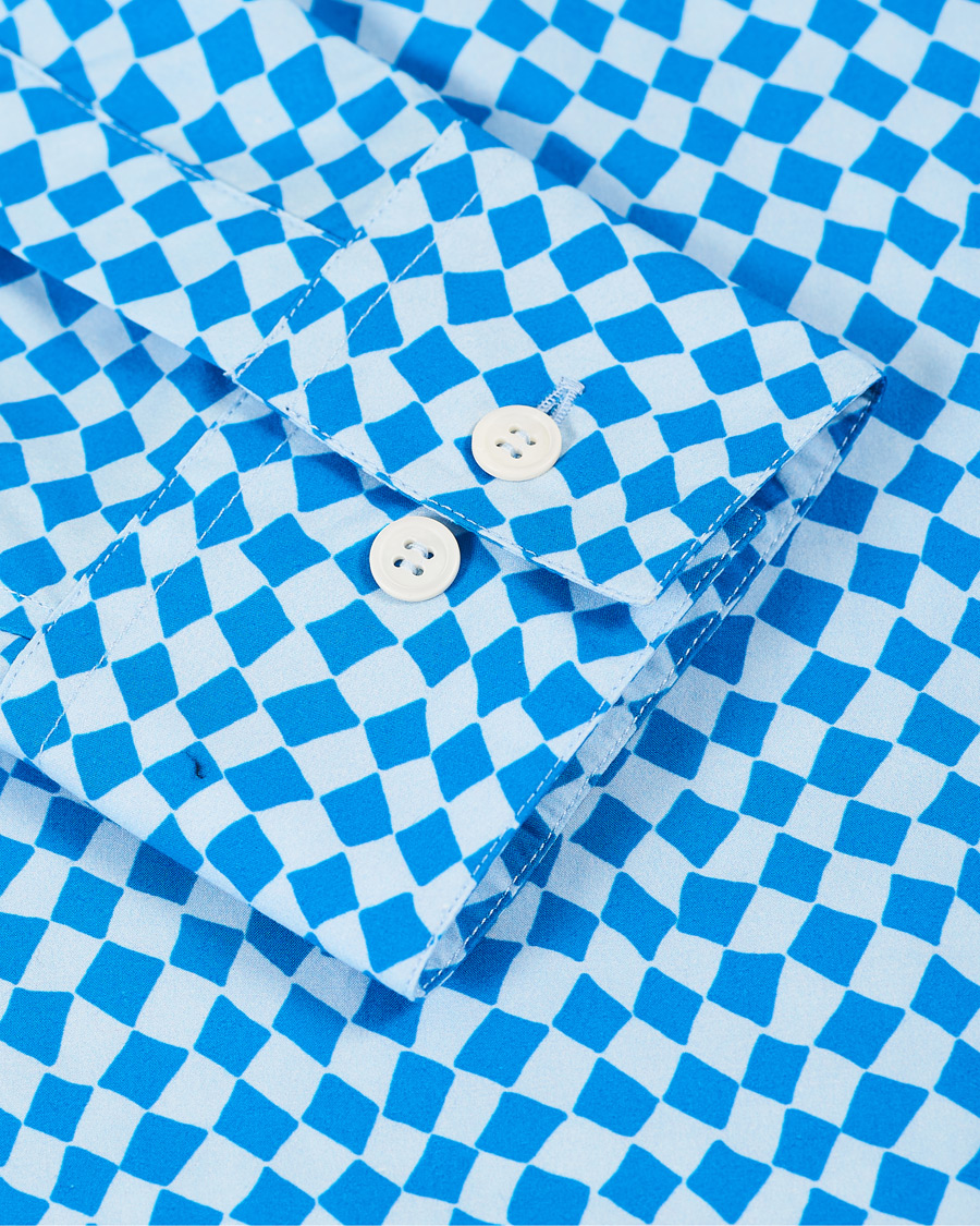 Herr | Skjortor | Marni | Rhombus Print Shirt Blue