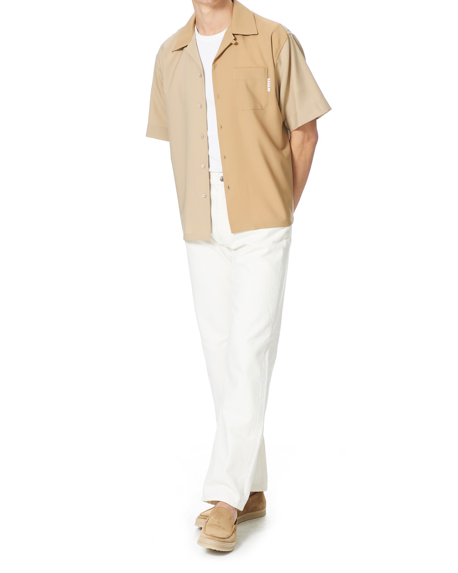 Herr | Skjortor | Marni | Colour Block Bowling Shirt Beige