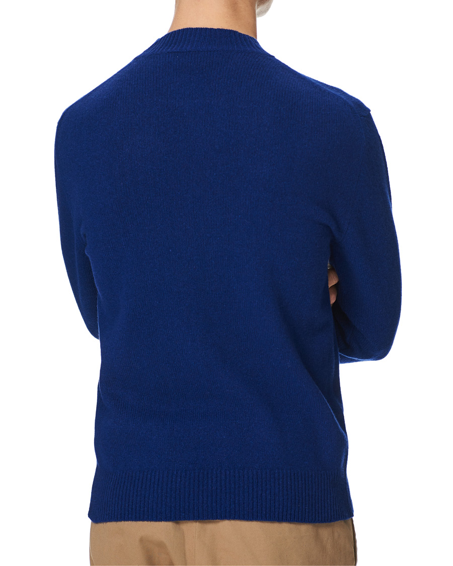 Herr | Tröjor | Marni | Cashmere Flower Sweater Dark Blue