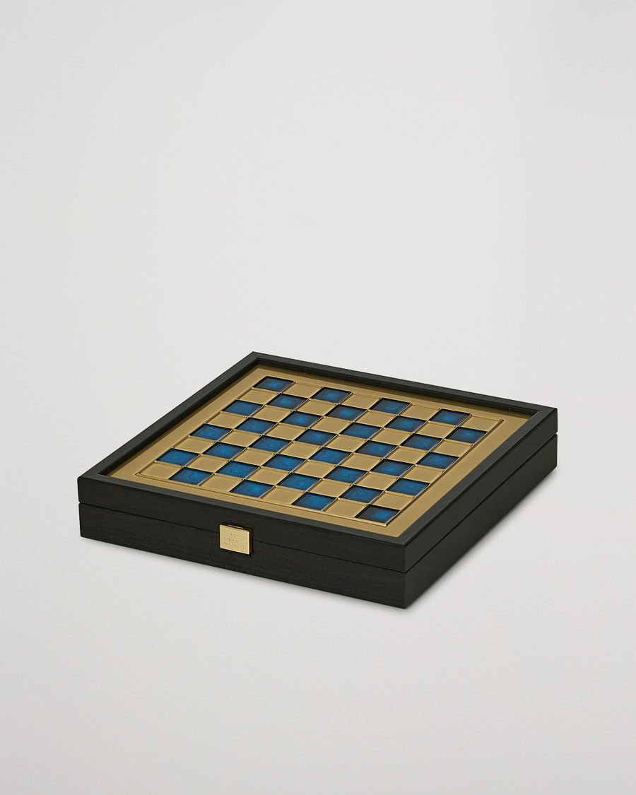 Herr | Lifestyle | Manopoulos | Greek Roman Period Chess Set Blue