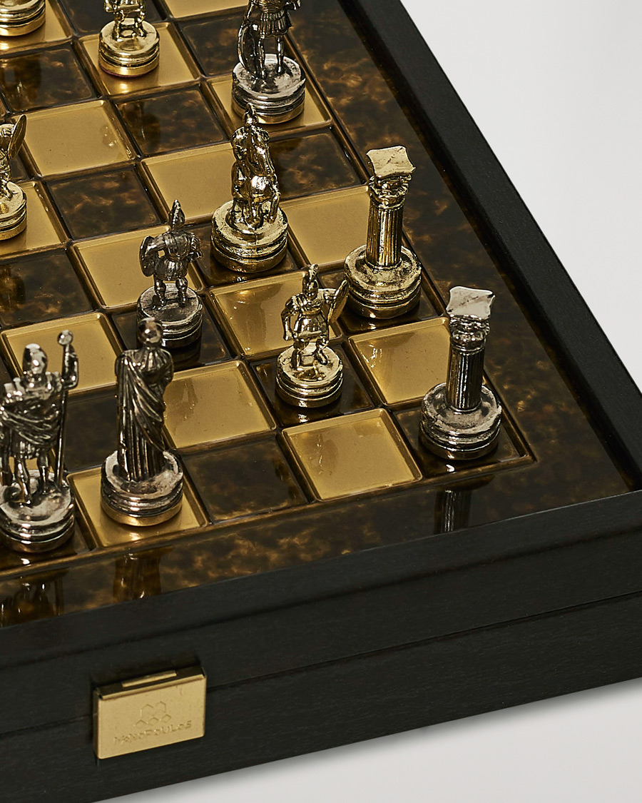 Herr | Spel & fritid | Manopoulos | Greek Roman Period Chess Set Brown