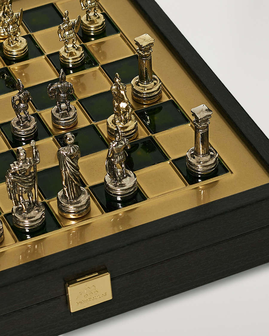 Herr | Spel & fritid | Manopoulos | Greek Roman Period Chess Set Green