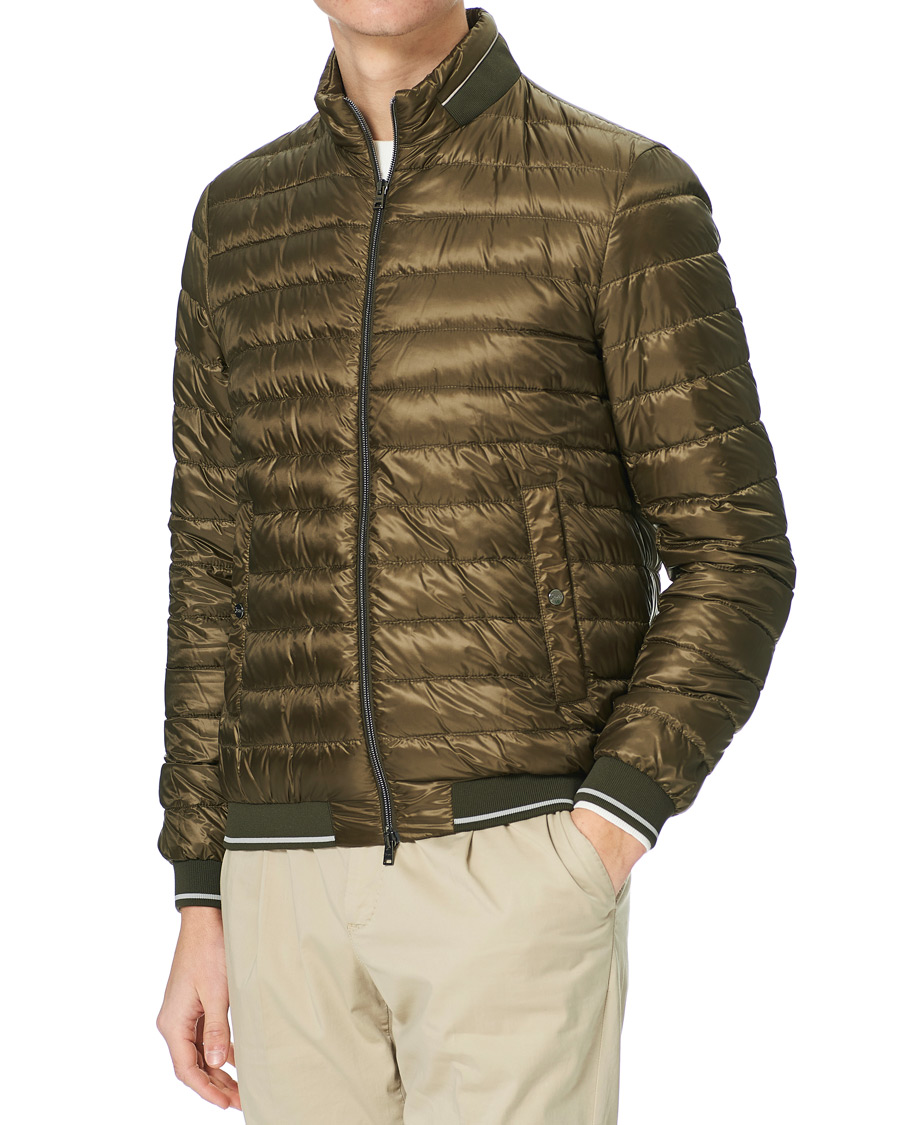 Herr | Jackor | Herno | Nylon Down Jacket Army Green