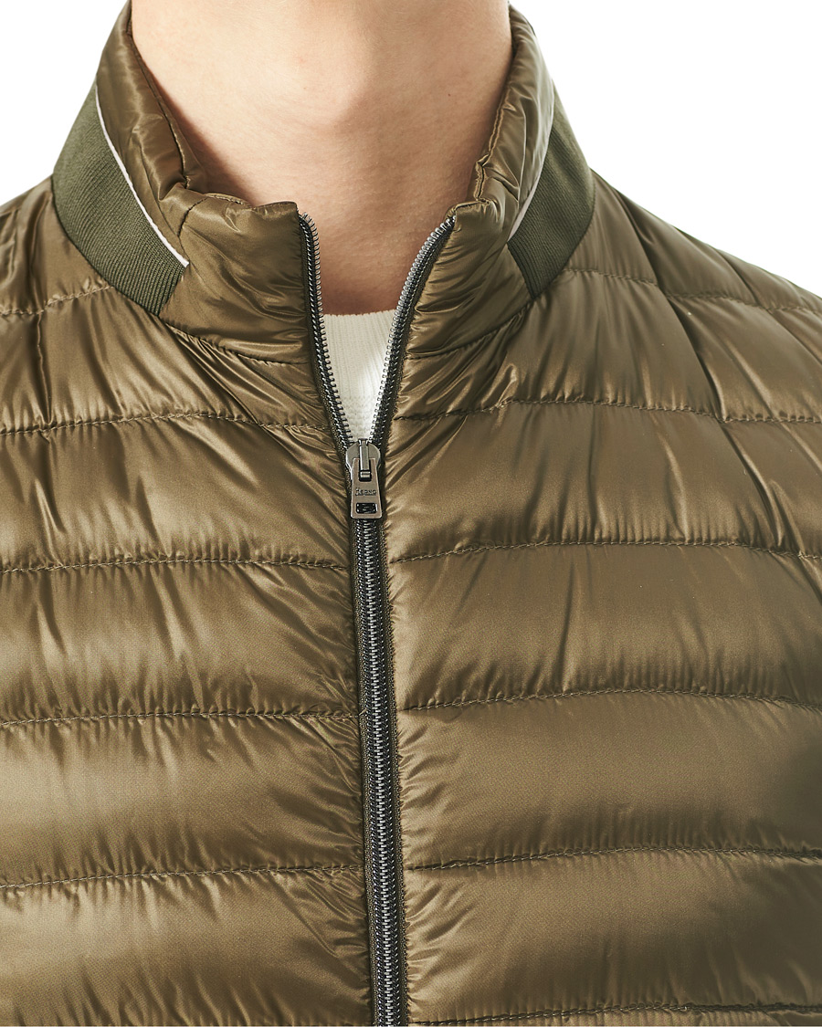 Herr | Jackor | Herno | Nylon Down Jacket Army Green