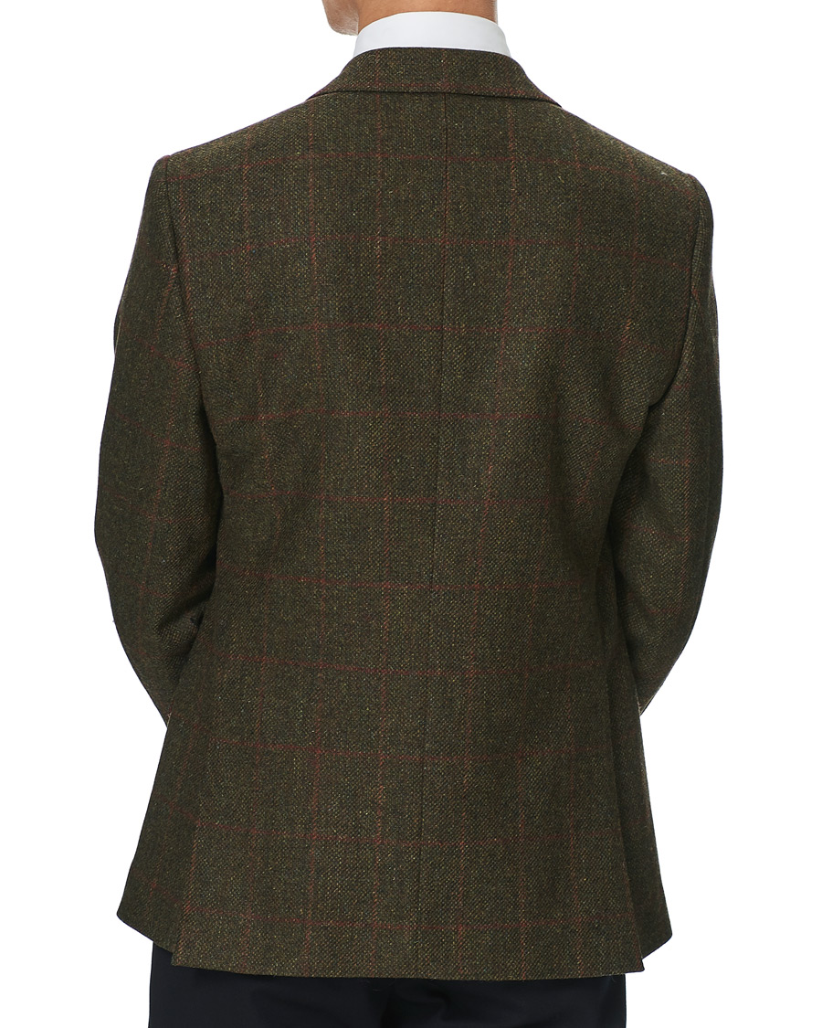 Herr | Kavajer | Walker Slater | William Lambswool Tweed Jacket Green Red