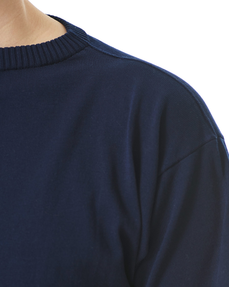 Herr | T-Shirts | Andersen-Andersen | Boatsman Short Sleeve Tee Royal Blue