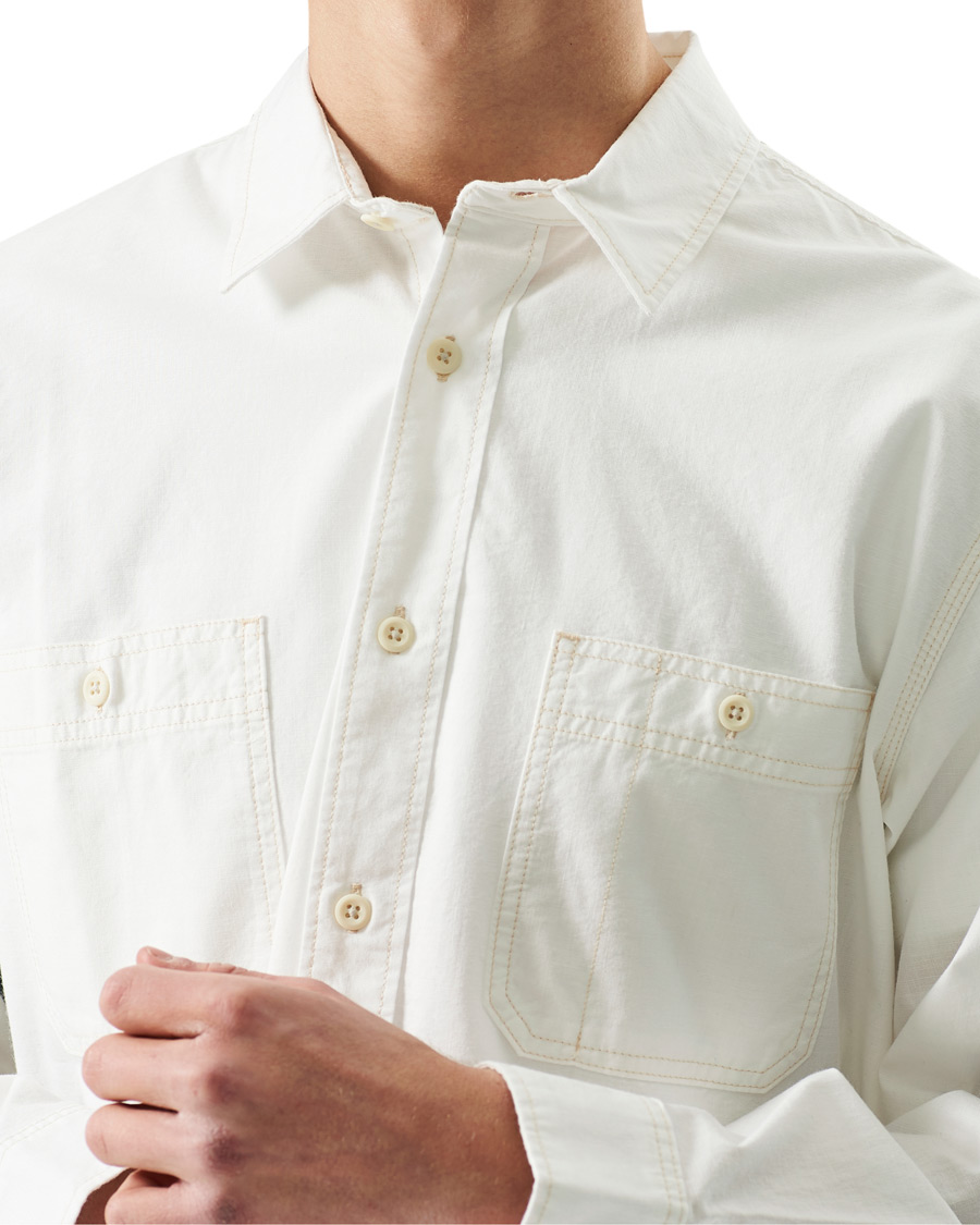 Herr | Skjortor | Filson | Chambray CPO Shirt White