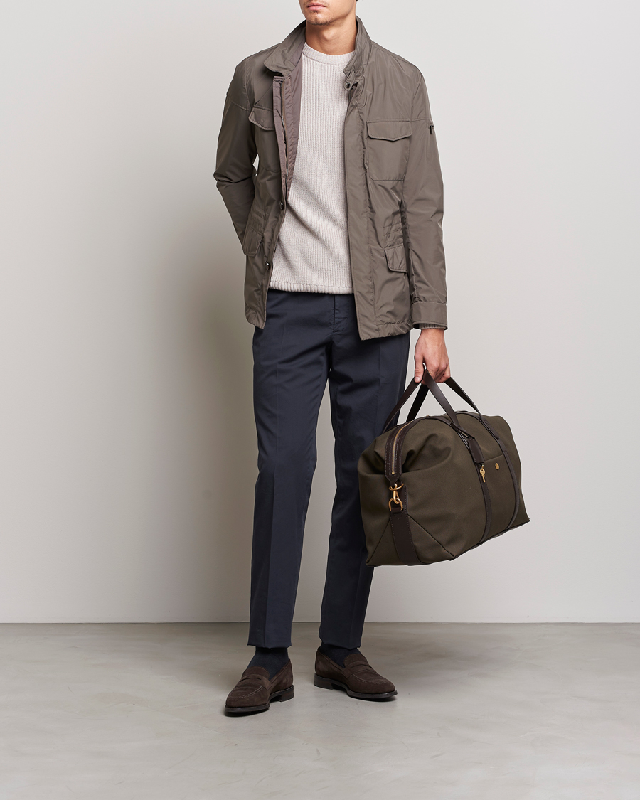 Herr | Väskor | Mismo | MismoM/S Avail 48h Nylon WeekendbagArmy/Dark Brown