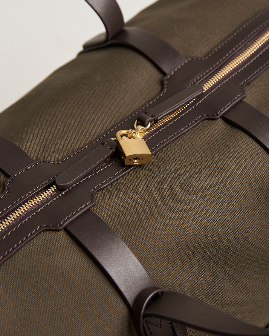 Herr | Väskor | Mismo | M/S Avail 48h Nylon Weekendbag Army/Dark Brown