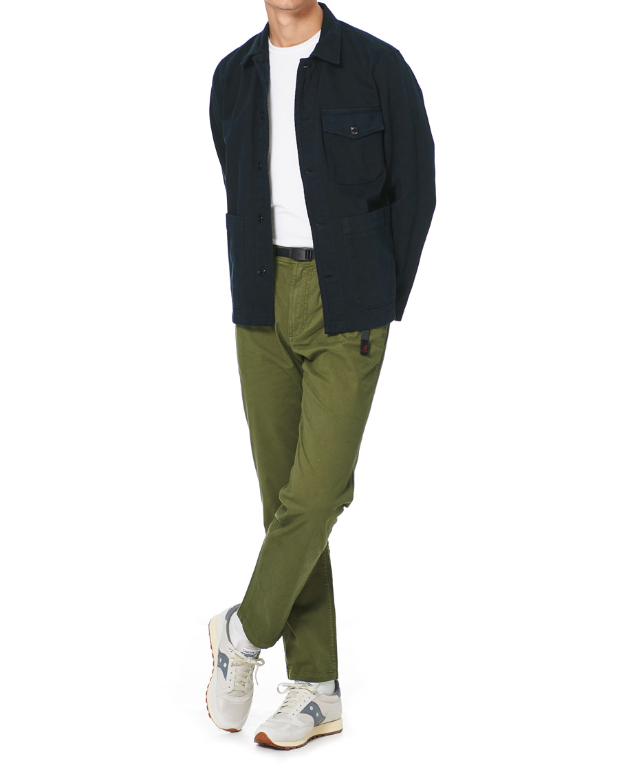 Herr | Byxor | Gramicci | Stretch Twill NN Cropped Pants Olive