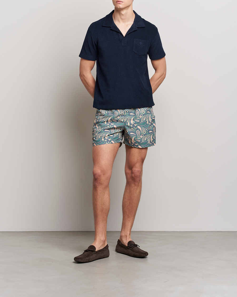 Herr | Badbyxor | OAS | Printed Swimshorts Woodstock