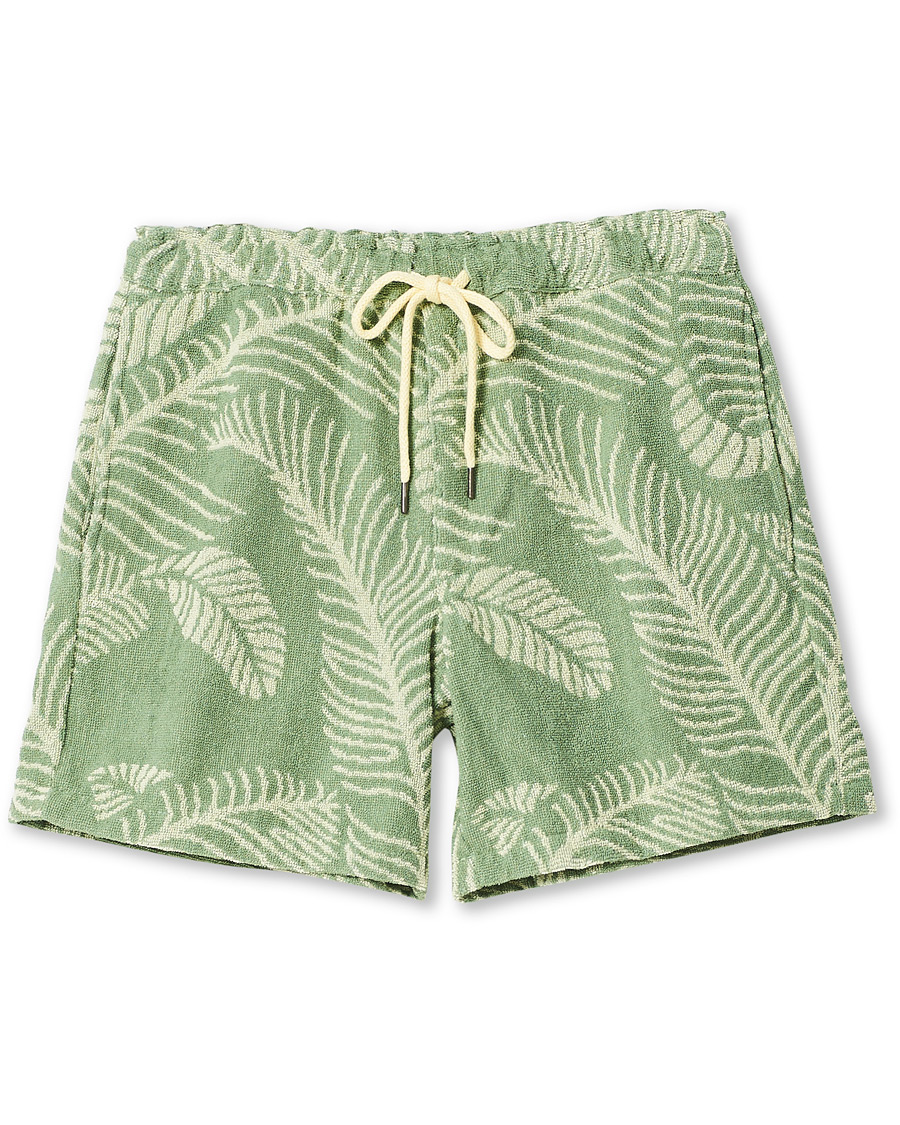 Herr | Shorts | OAS | Banana Leaf Terry Shorts Green