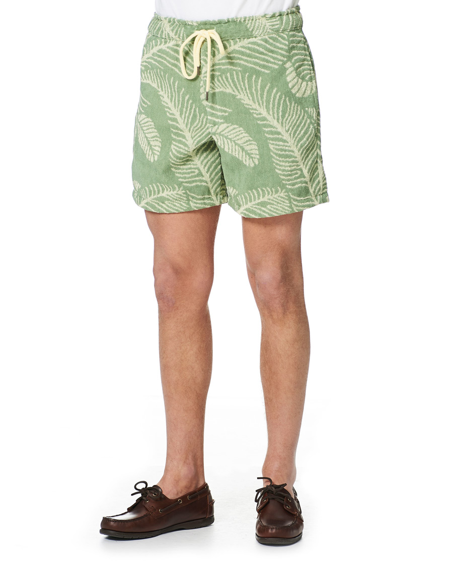 Herr | Shorts | OAS | Banana Leaf Terry Shorts Green