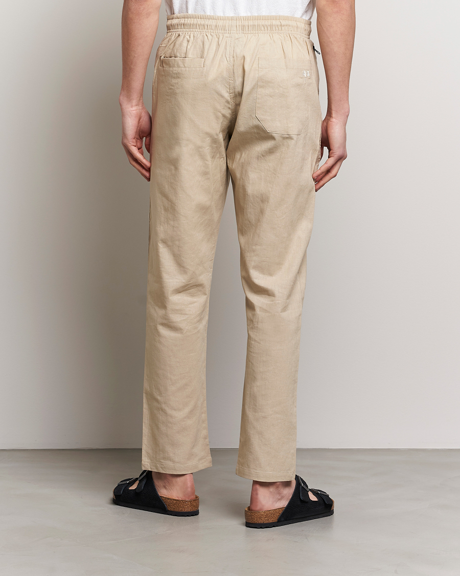 Herr | Byxor | OAS | Linen Long Pants Beige